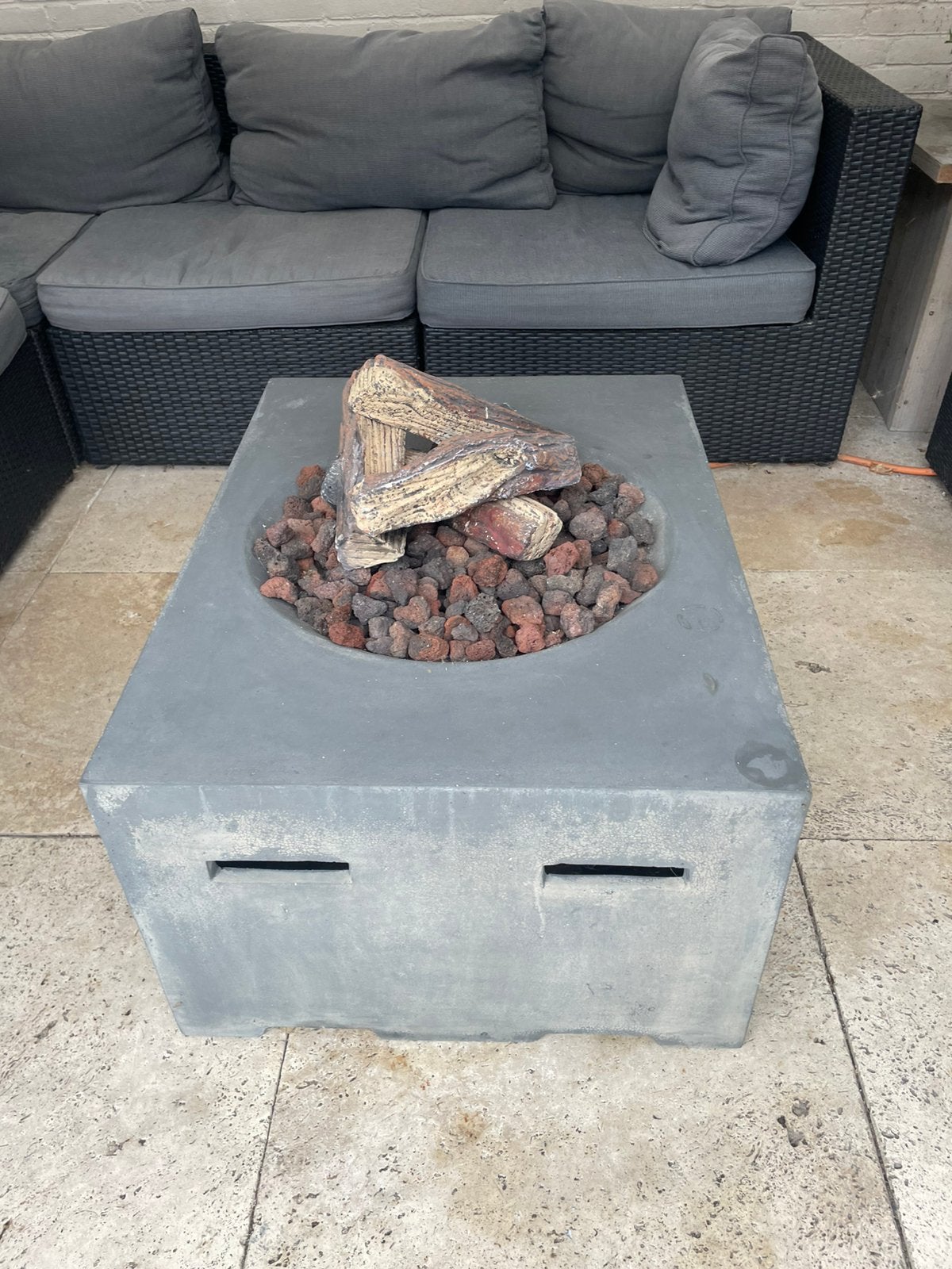 Vuurtafel ( haard), Tuin en Terras, Ophalen, Zo goed als nieuw