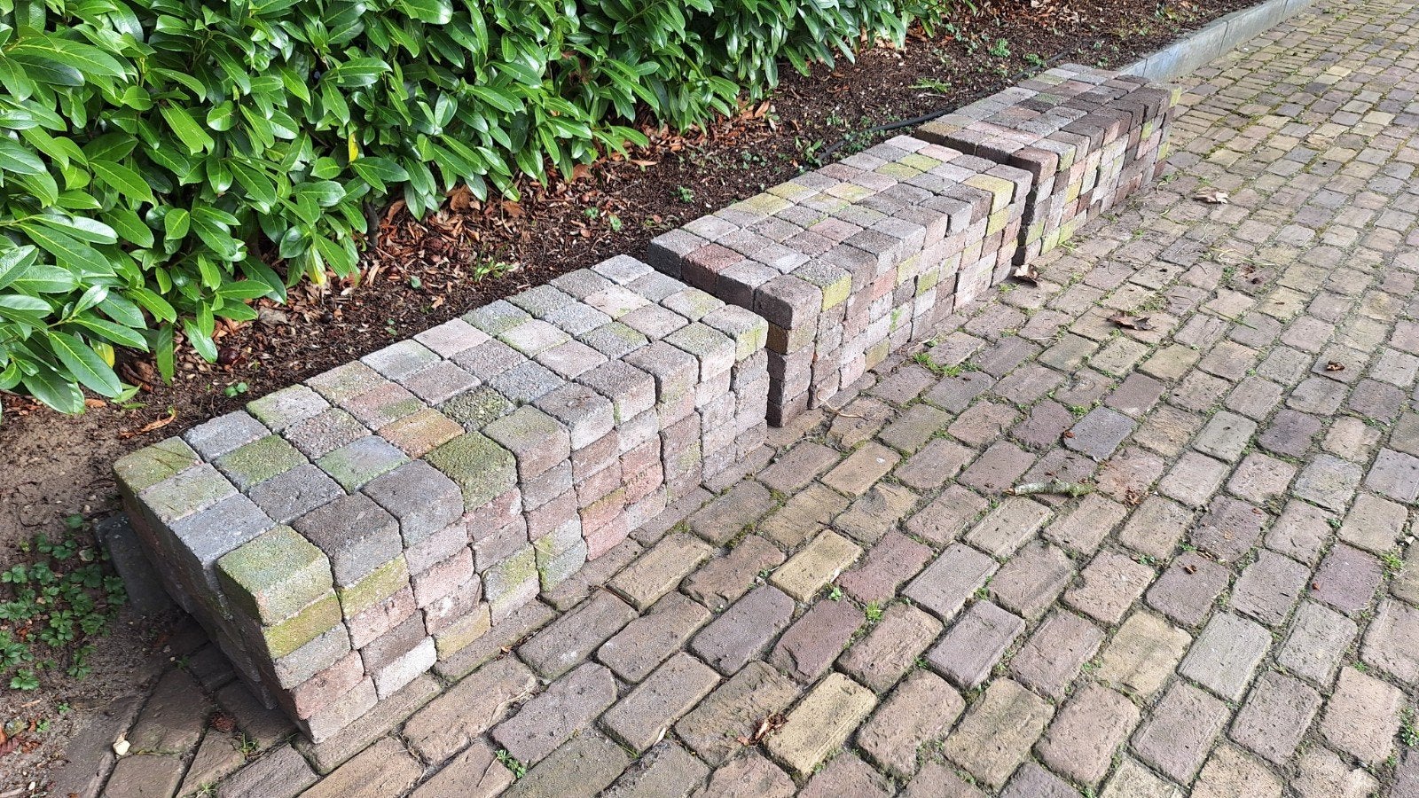 Betonklinkers, Cobblestones, Ophalen, Gebruikt, Overige materialen, 5 tot 10 m²