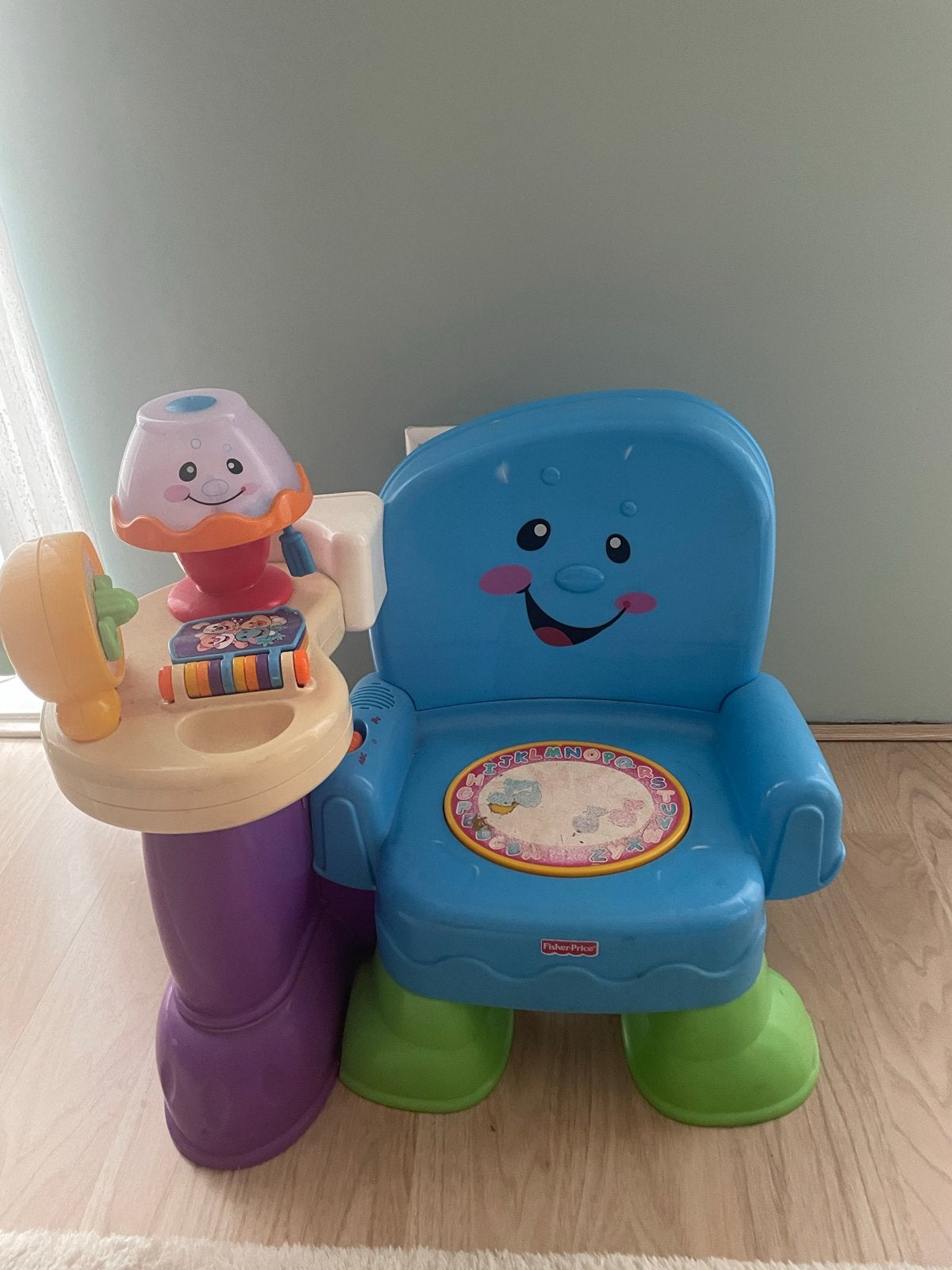 Fisher-Price Leerplezier Stoel met Licht en Geluid, Ophalen of Verzenden, Zo goed als nieuw, Speelset, Met licht