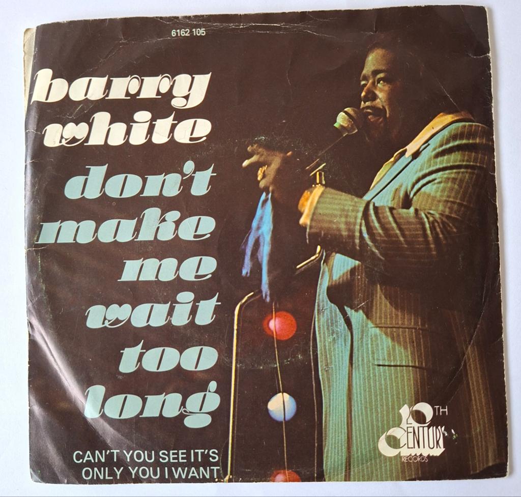 Barry White       Don't make me wait too long, Gebruikt, 7 inch, Ophalen of Verzenden, 1970 - 1979