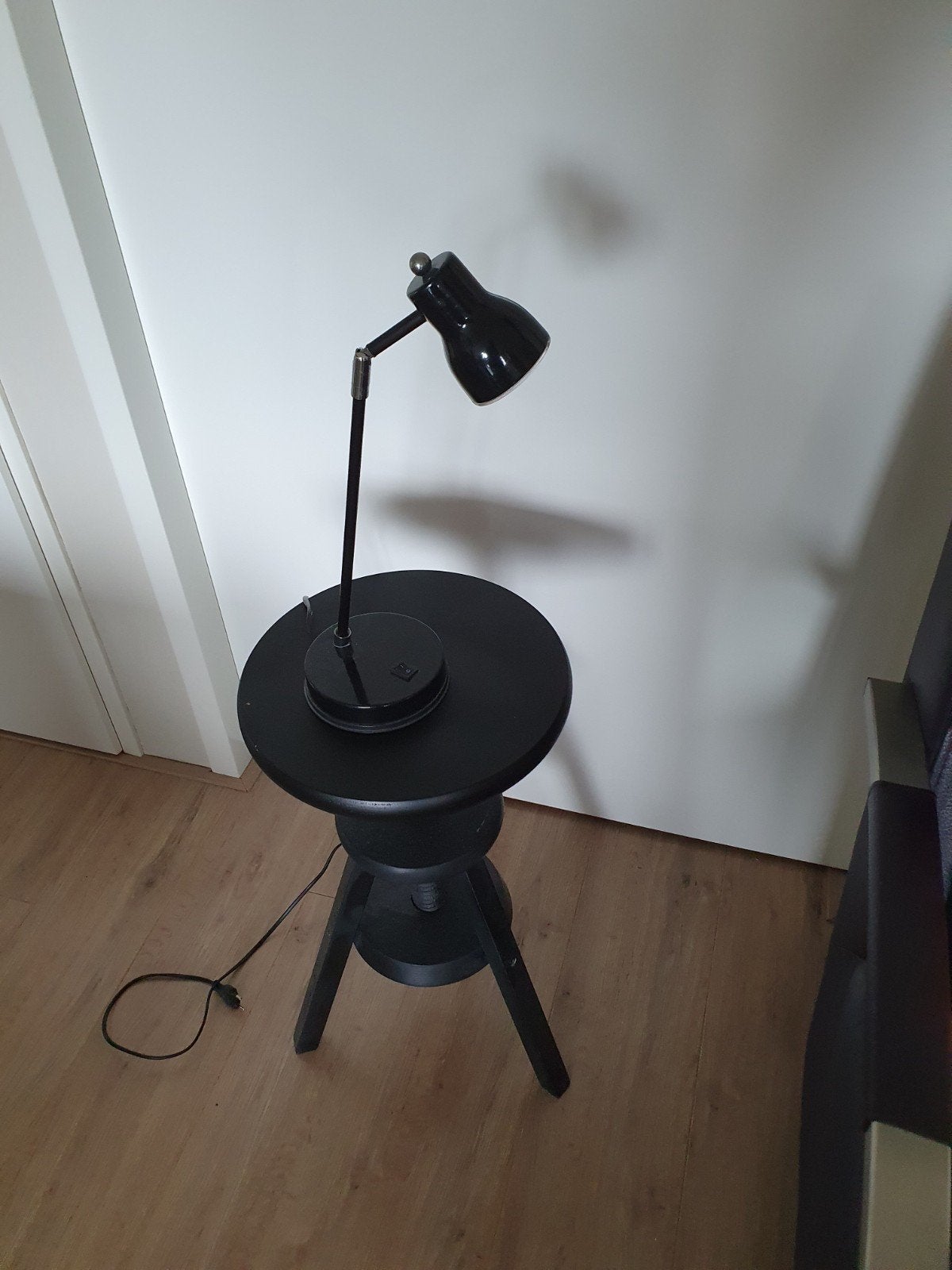 handig zwart  buro tafel lampje, Huis en Inrichting, Bureaus, Modern, Ophalen, In hoogte verstelbaar, Zwart