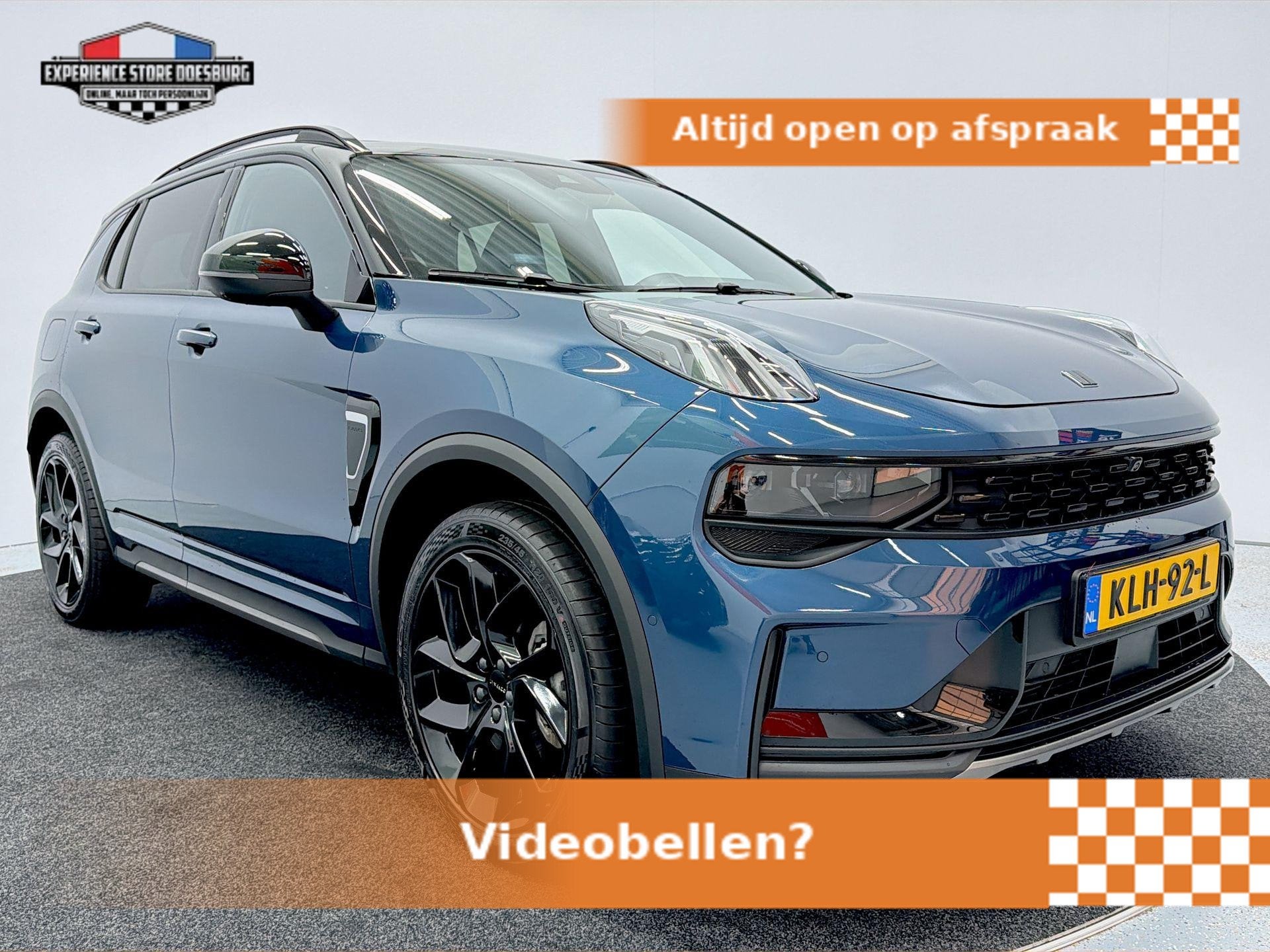 Lynk en Co 01 1.5 MY23 – Zwarte hemel & BlackPack in topst, Dealer onderhouden, Stof, Euro 6, Met garantie (alle)