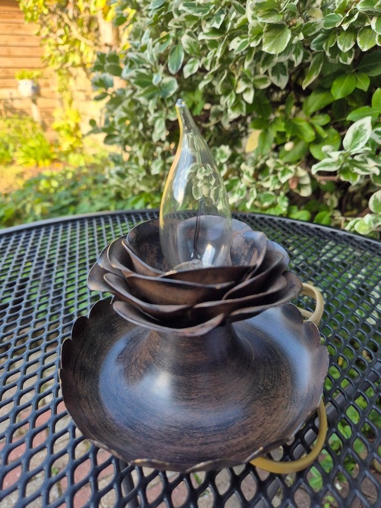 Vintage - Bloemenlamp - Wand/Plafond/Tafel -  Banci Firenze, Gebruikt, Overige typen, E14 (klein), Meerkleurig