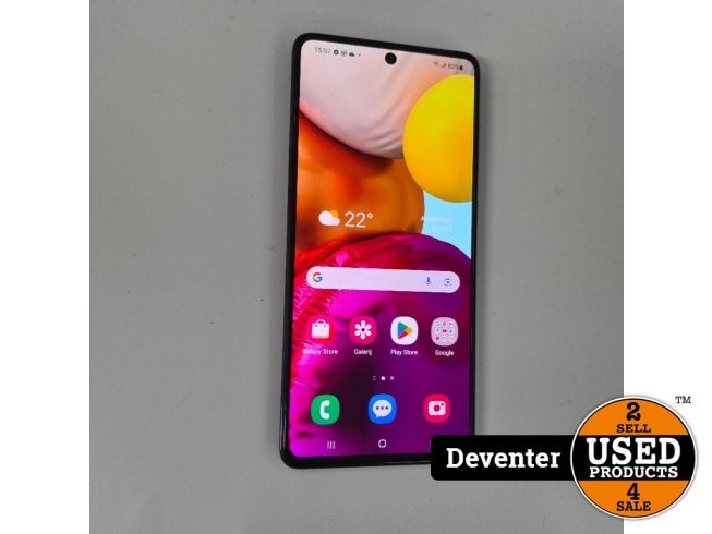 Samsung Galaxy A71 128GB Android 13 Nette staat Betaal in3!, Telecommunicatie, Mobiele telefoons | Samsung, Samsung, Zo goed als nieuw