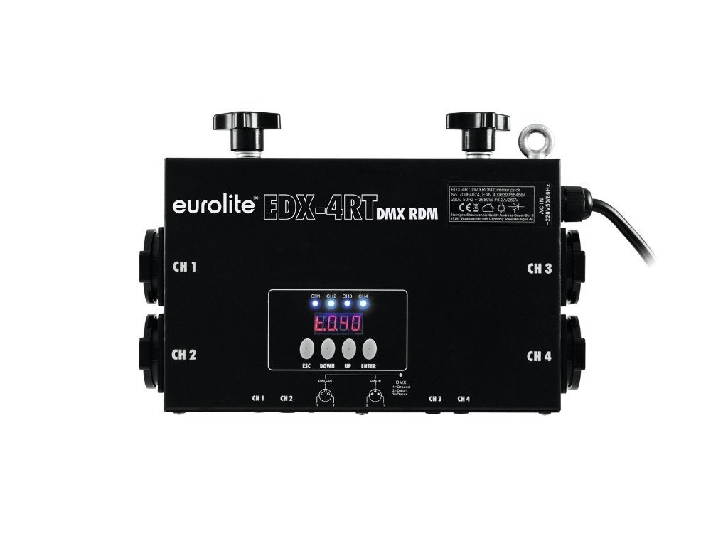 EUROLITE EDX-4RT DMX RDM Truss Dimmer Pack, Geluidgestuurd, ., Nieuw, Ophalen of Verzenden