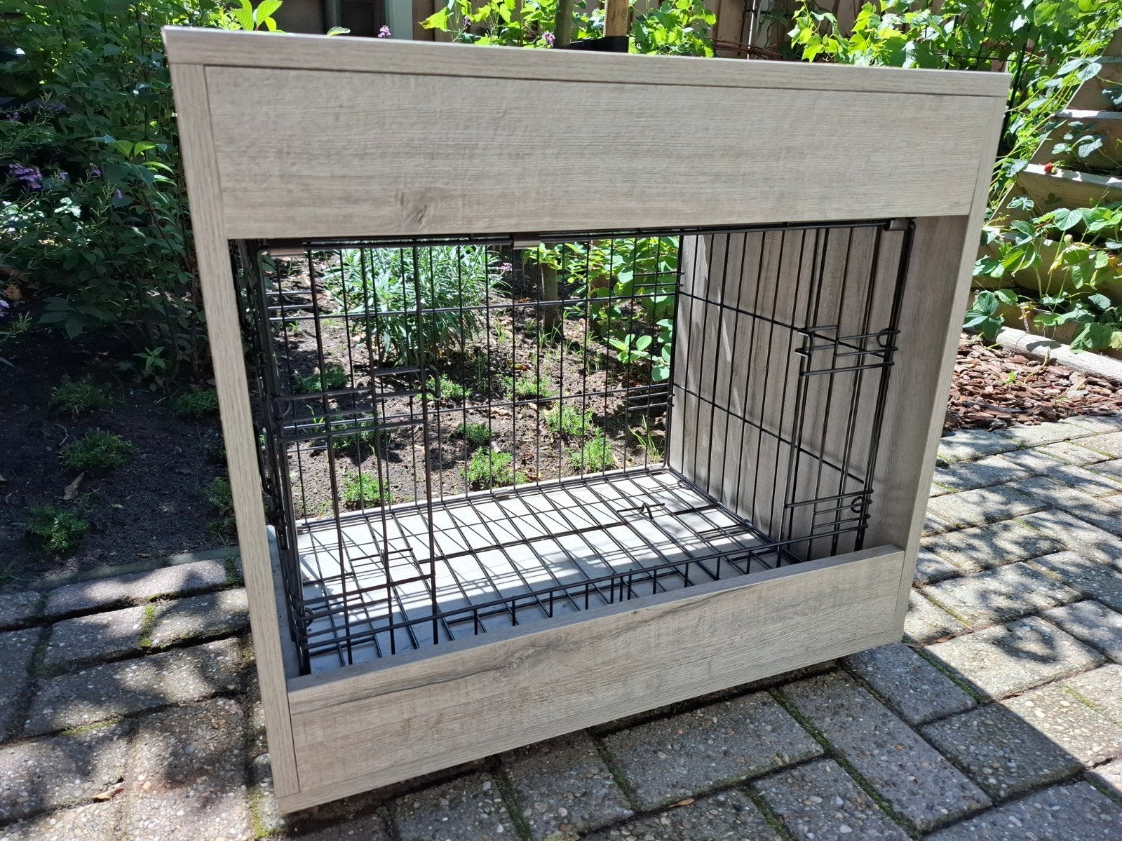 Ingebouwde hondenbench, Dieren en Toebehoren, Ophalen, Gebruikt