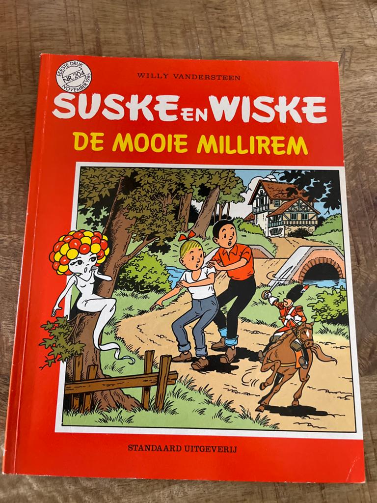 Suske en Wiske - De Mooie Millirem (Eerste Druk 1985), Boeken, Eén stripboek, Ophalen of Verzenden, Gelezen