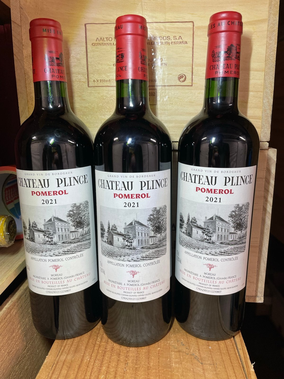 Chateau Plince Pomerol 2021 - Rode Wijn uit Bordeaux, Ophalen of Verzenden, Nieuw, Frankrijk, Rode wijn