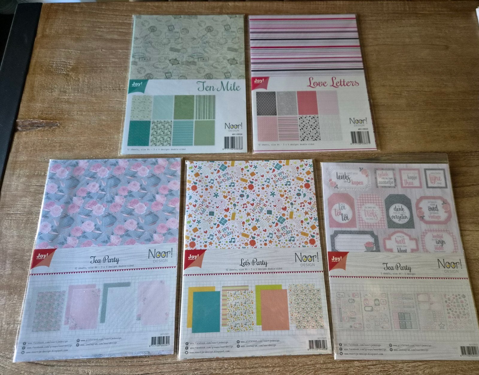 Joy! Crafts & Noor! Design Papiersets - Diverse Thema's, Ophalen of Verzenden, Nieuw, Papier of Karton, Overige merken