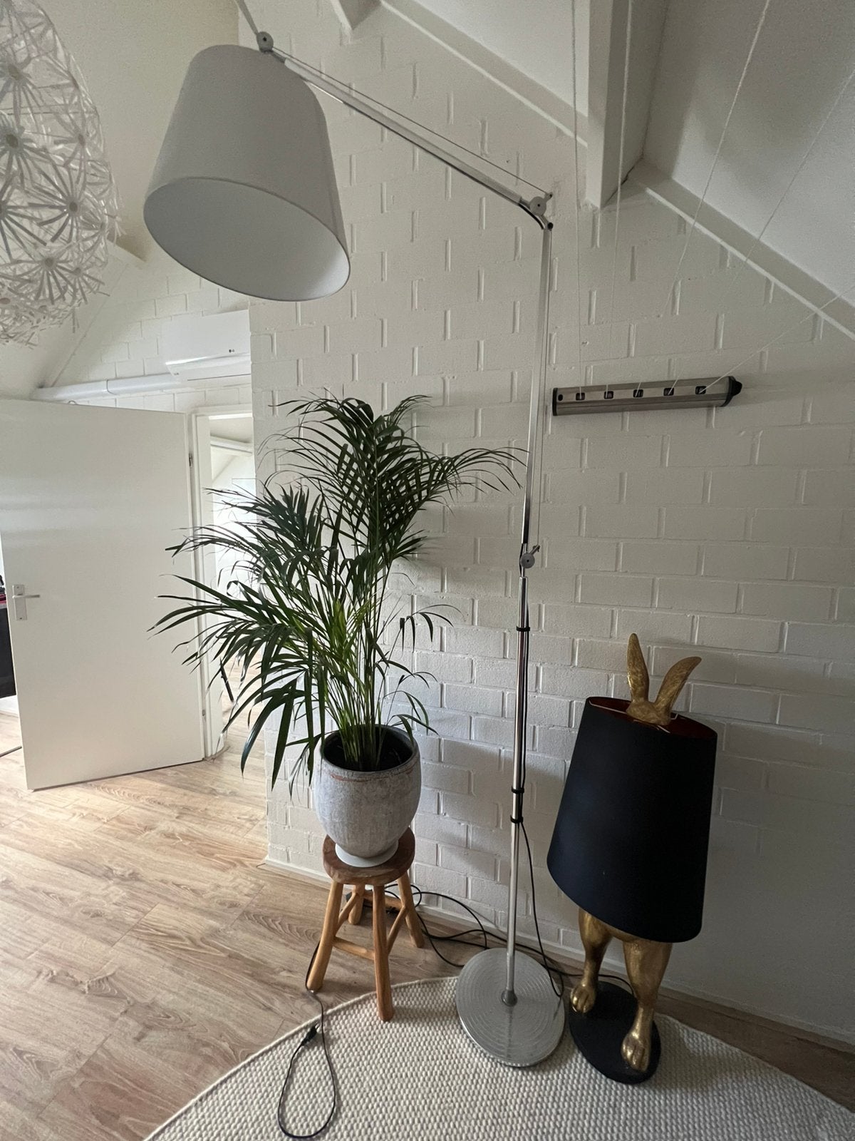 Artemide vloerlamp mega, Huis en Inrichting, Lampen | Hanglampen, Ophalen, Zo goed als nieuw