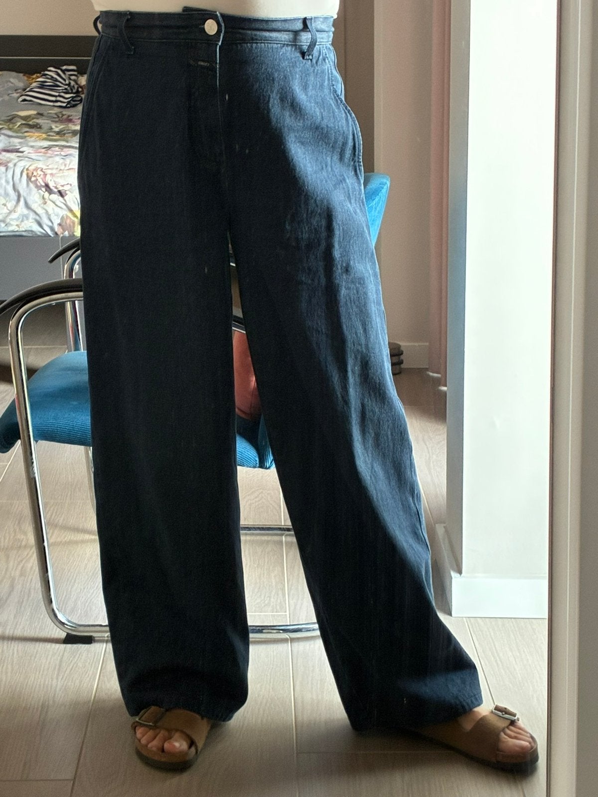 Closed wide leg jeans denim, mt 29 = 40 / L, Ophalen of Verzenden, Zo goed als nieuw, Blauw, W30 - W32 (confectie 38/40)