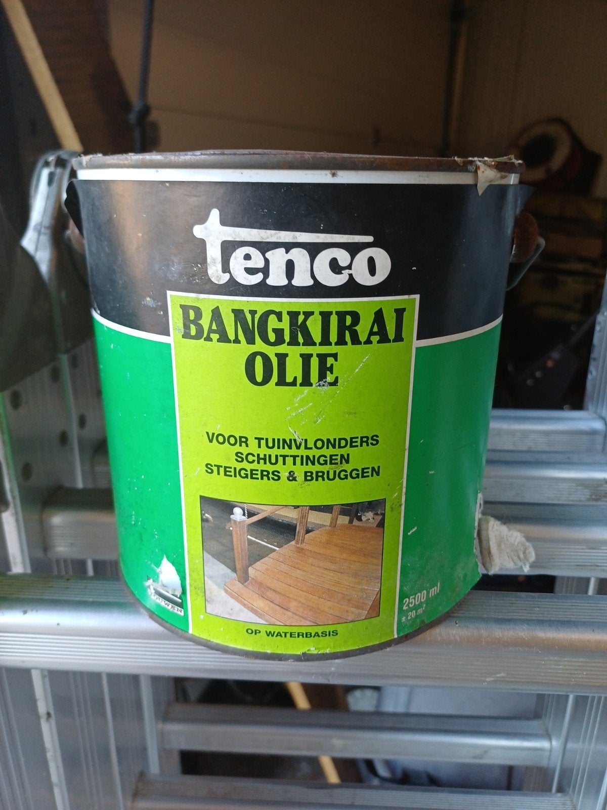 Tenco Bankirai Olie 2,5 liter, Ophalen, Bruin, Nieuw, Beits