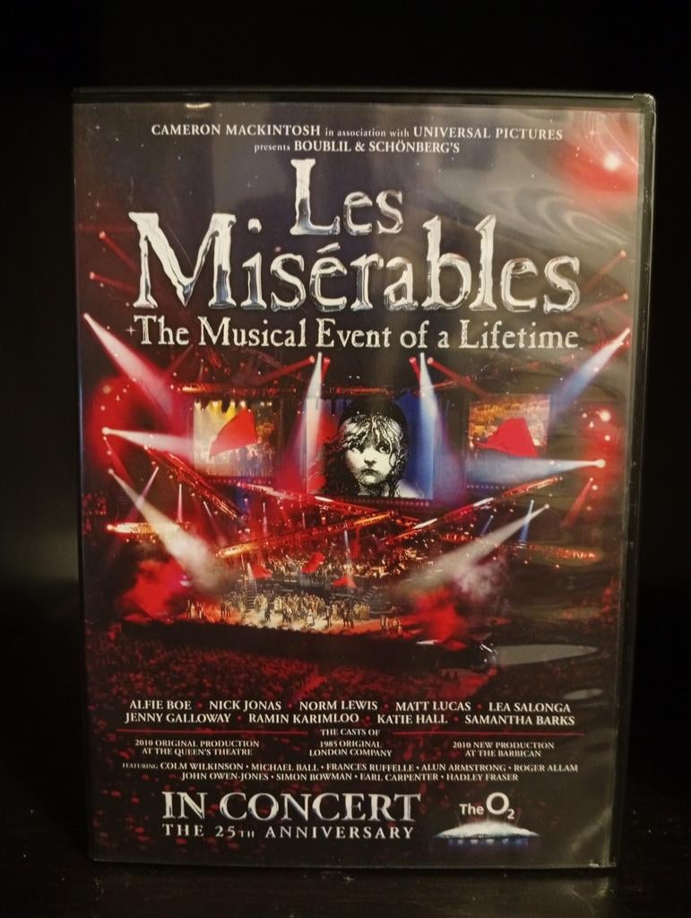 Les Misérables In Concert 25th Anniversary DVD, Alle leeftijden, Ophalen of Verzenden, Zo goed als nieuw