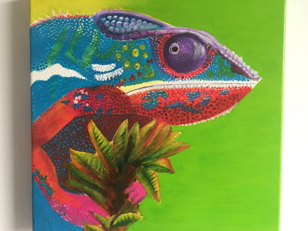 Schilderij, Antiek en Kunst, Ophalen, Acrylverf, Doek, Realistisch