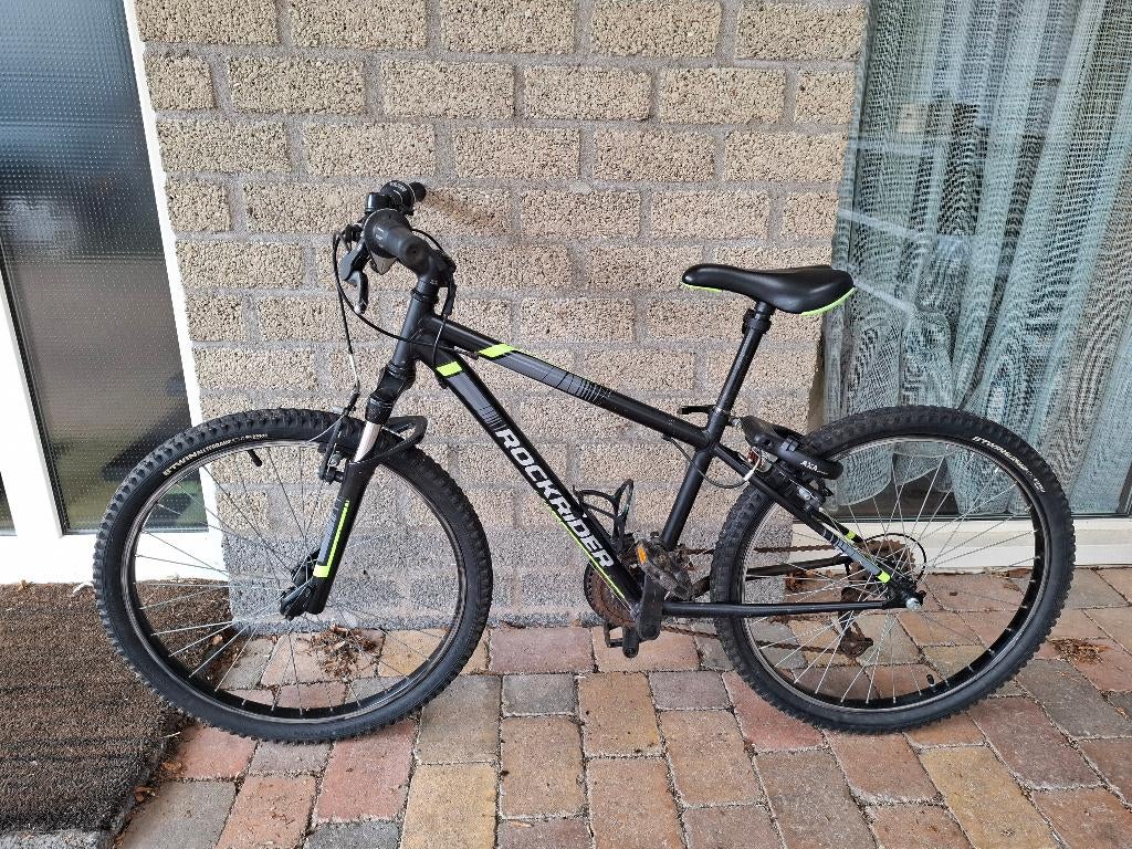 Mountainbike 24 inch te koop, Fietsen en Brommers, Fietsen | Jongens, Ophalen, Versnellingen, Rockrider, Gebruikt