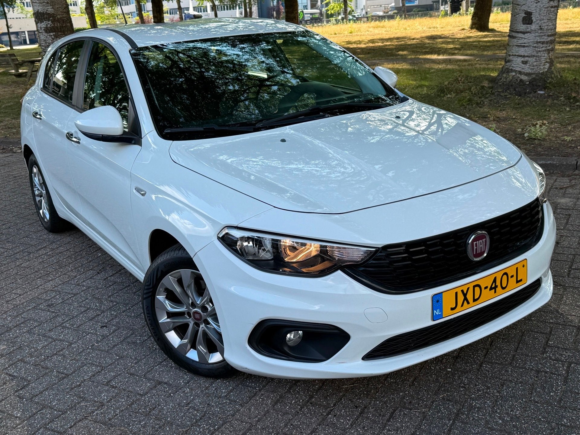 Fiat Tipo 1.4 Street, Auto's, Fiat, Voorwielaandrijving, Gebruikt, Euro 6, Wit