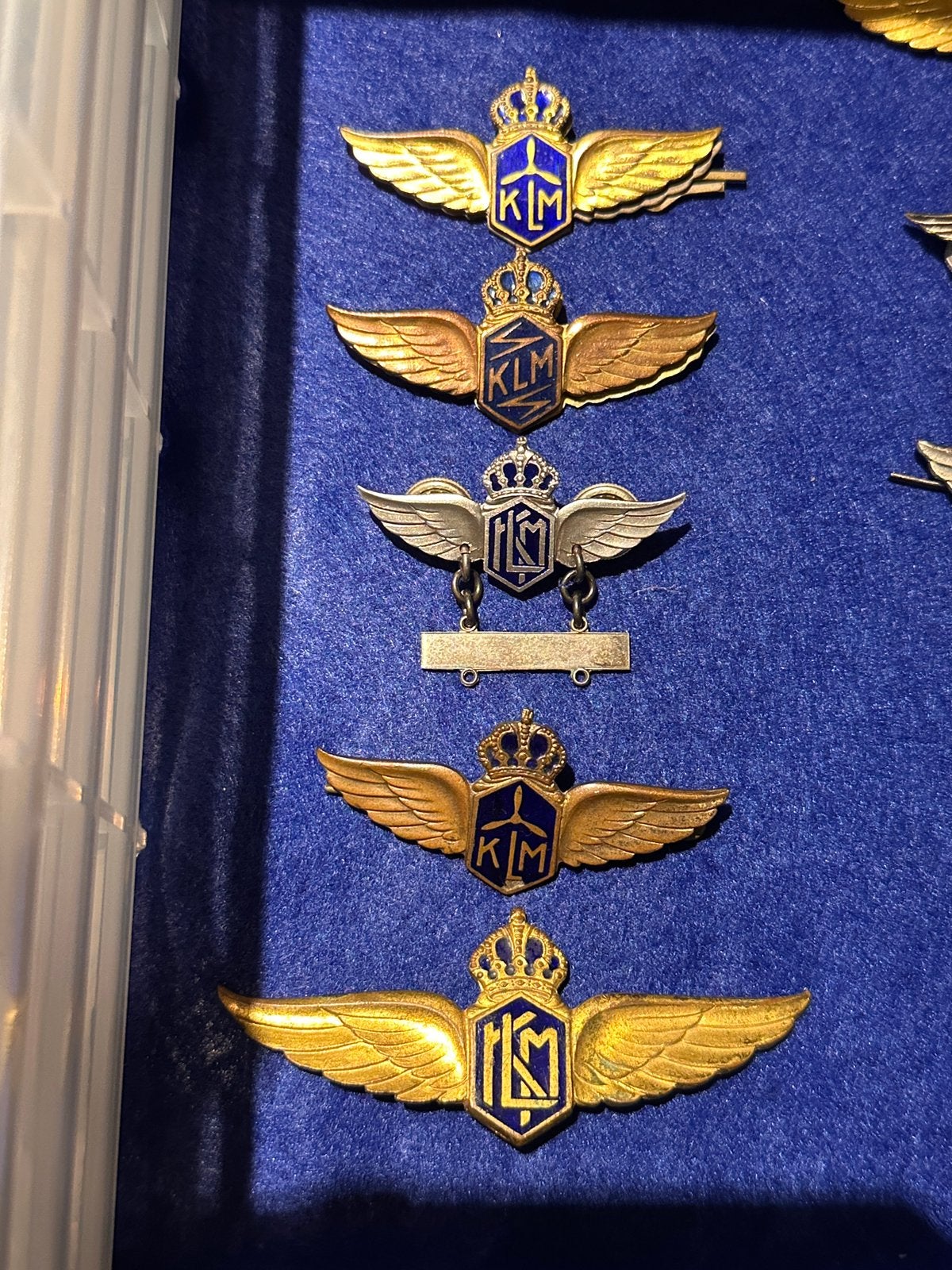 Diverse wings KLM jaren 40/50, Verzamelen, Ophalen of Verzenden, Gebruikt, Schaalmodel