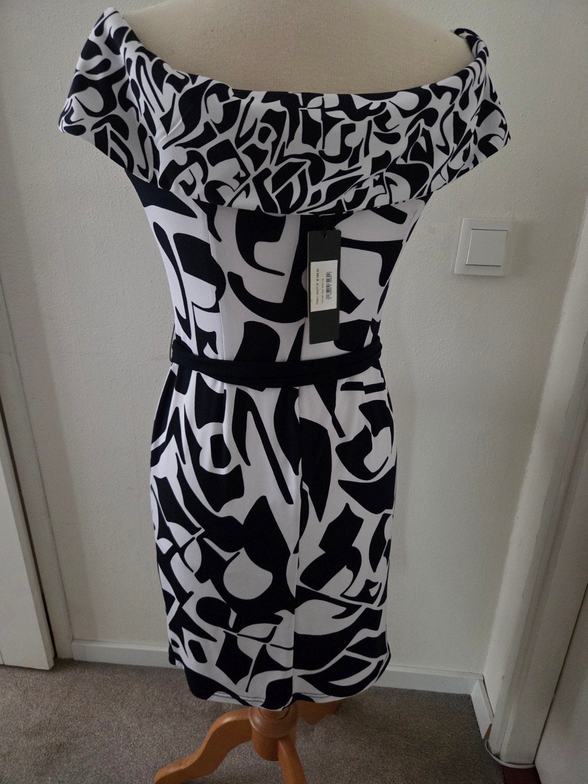 Nieuw jurk van Joseph Ribkoff blauw-wit - Maat M, Maat 38/40 (M), Blauw, Joseph Ribkoff, Nieuw