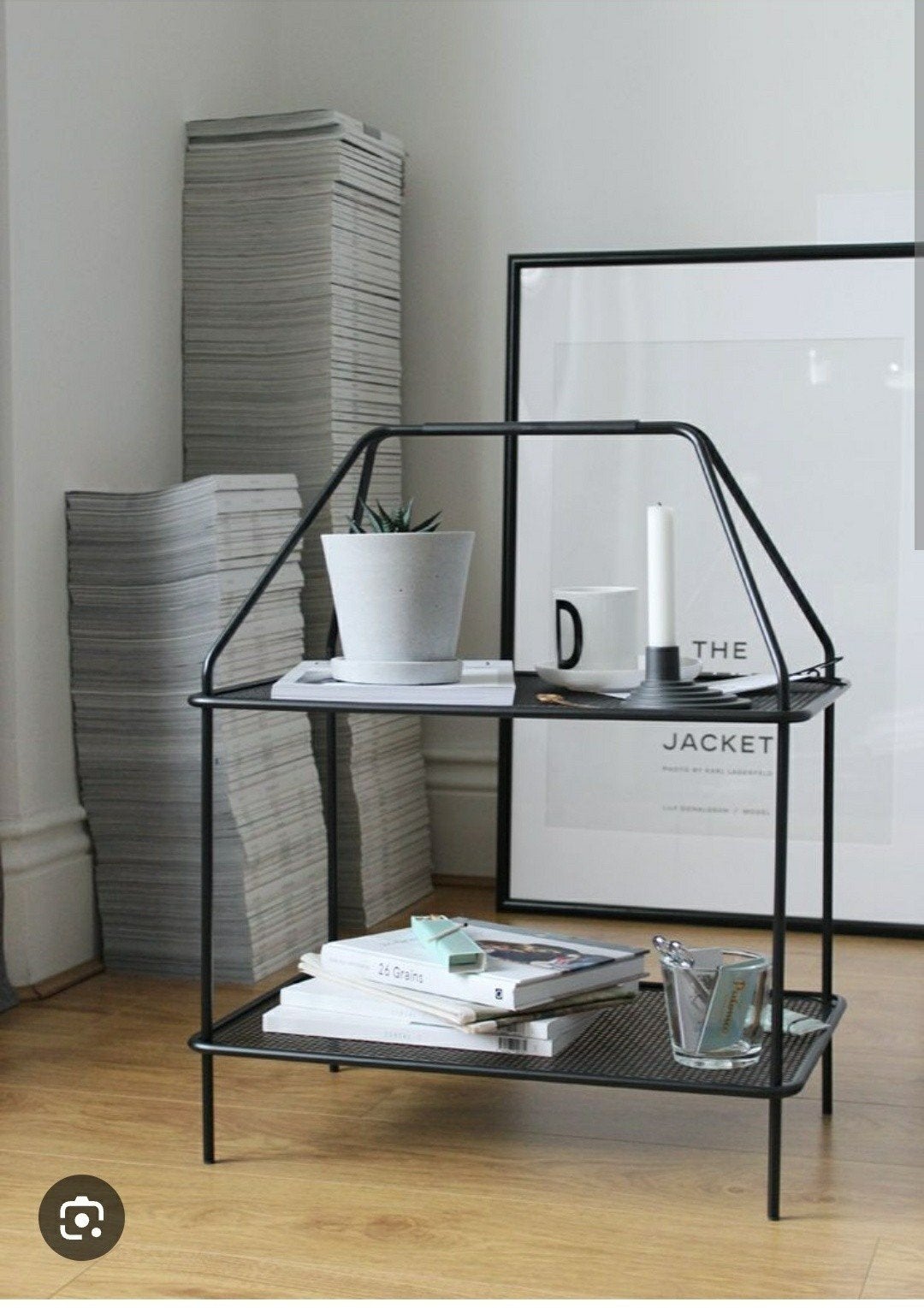 Ikea X HAY bijzettafel tijdschriften rek tafeltje, Ophalen of Verzenden, Zo goed als nieuw