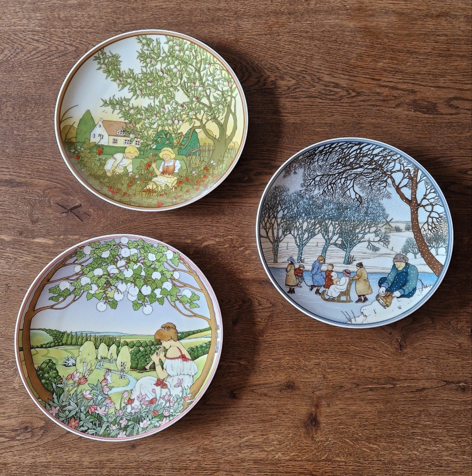 Villeroy & Boch jaargetijden borden, Ophalen of Verzenden