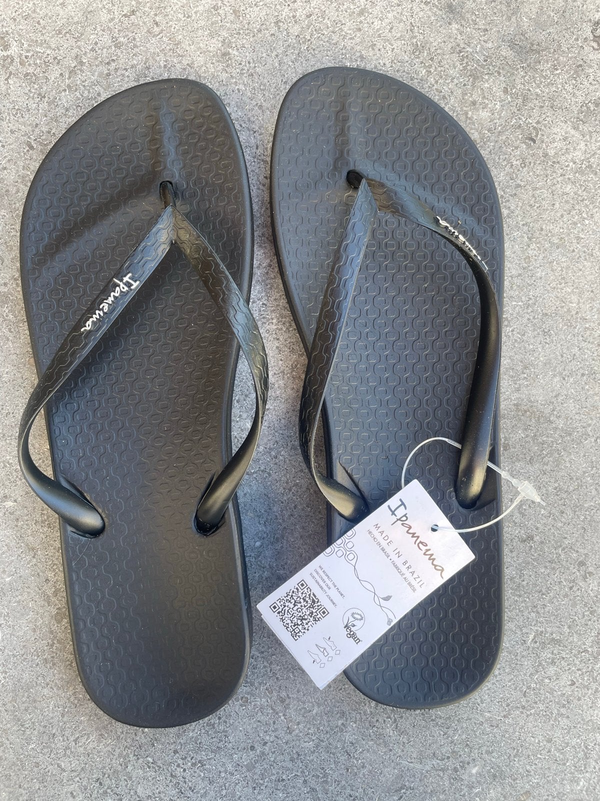 Nieuwe Ipanema slippers maat 40 - Zwart - Vallen klein!, Ophalen, Nieuw, Zwart, Slippers