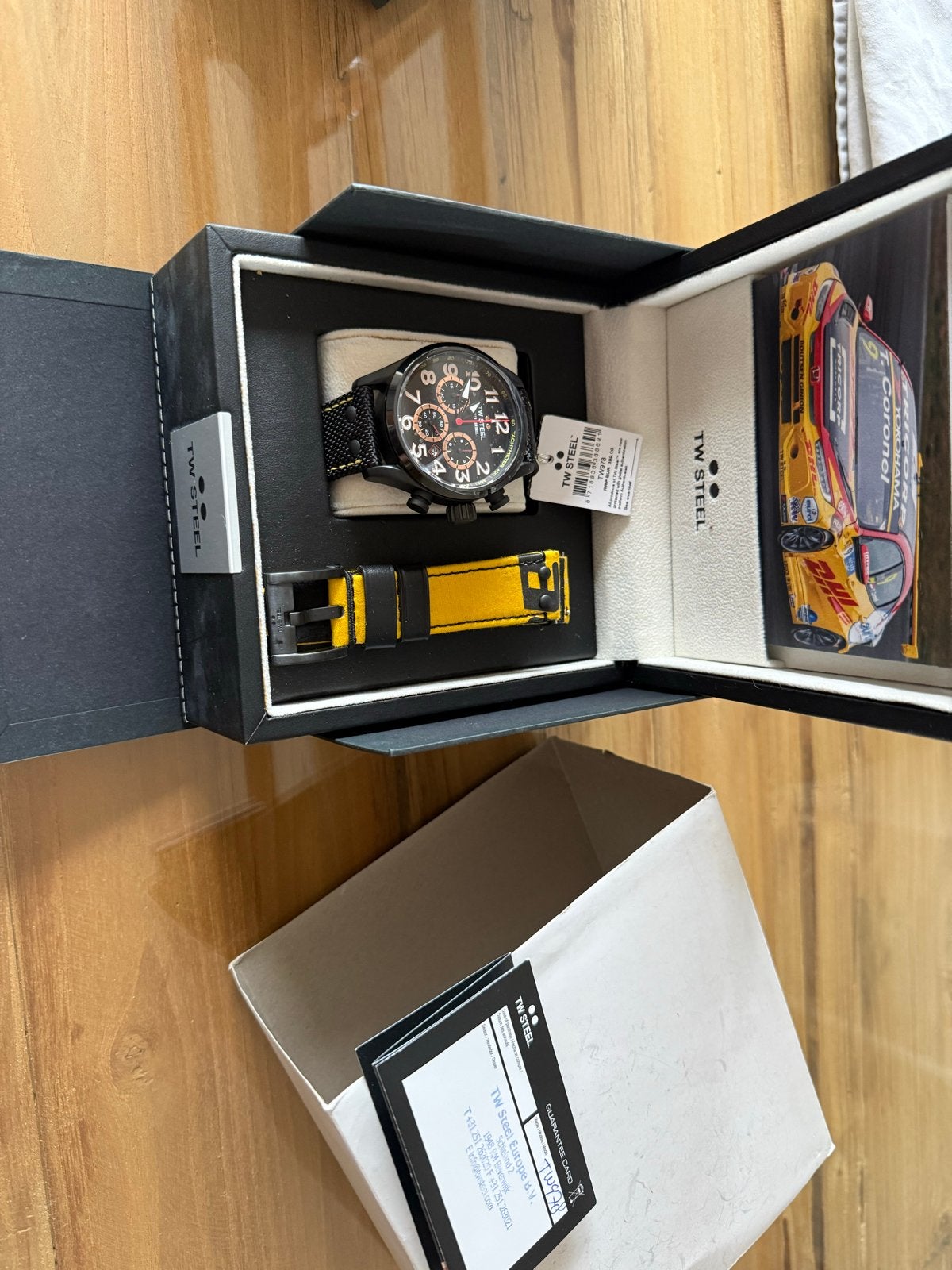 TW Steel TW978 WTCR Coronel Special Edition Horloge + 2 band, Overige merken, Staal, Polshorloge, Overige materialen