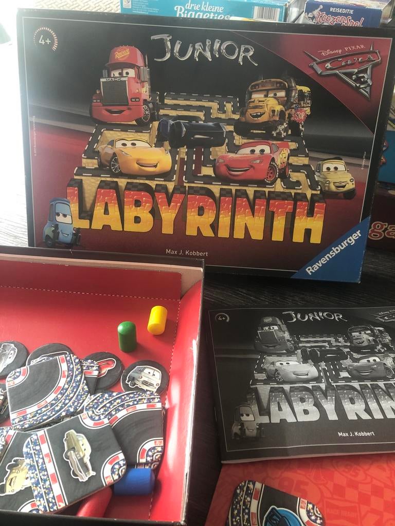 Disney Pixar Cars Junior Labyrinth bordspel, Ophalen of Verzenden, Gebruikt