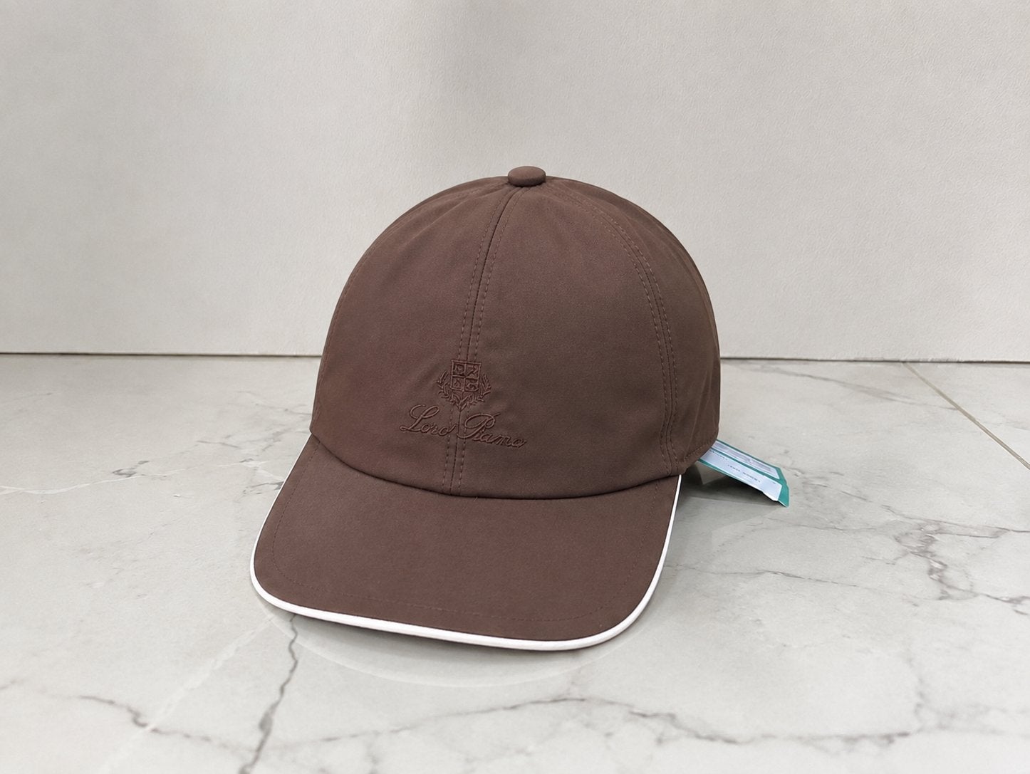 Loro Piana Storm System Pet - Nieuw met labels BRUIN MAAT M, Verzenden, Nieuw, Pet, 57 cm (M, 7⅛ inch) of minder