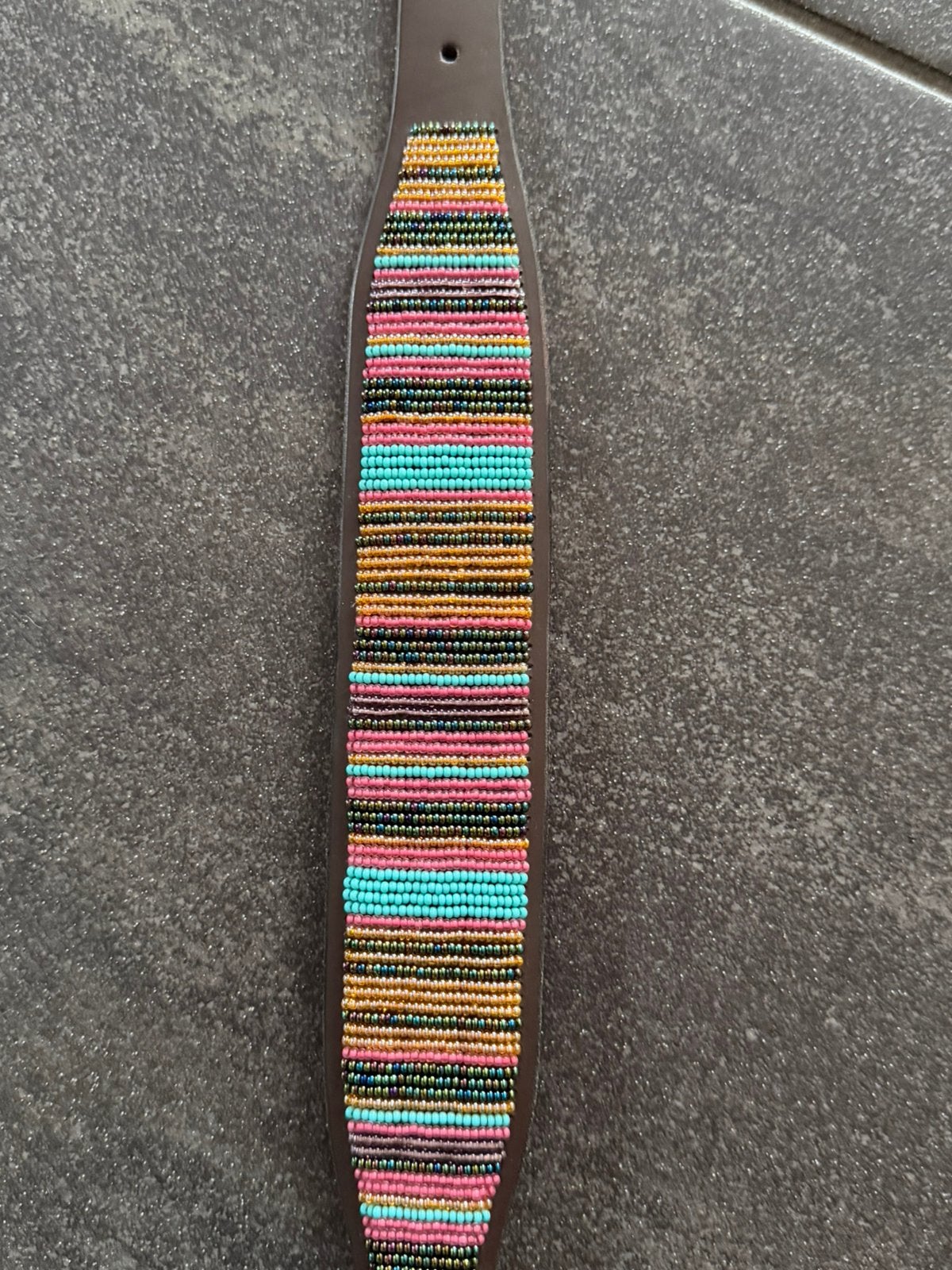 Whippet windhond halsband natachien leer nieuw, Ophalen of Verzenden, Zo goed als nieuw