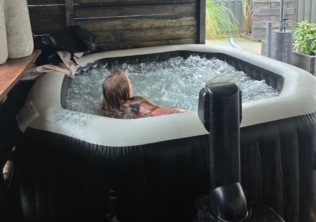 Intex pure spa jacuzzi 4 persoons, Ophalen, Gebruikt