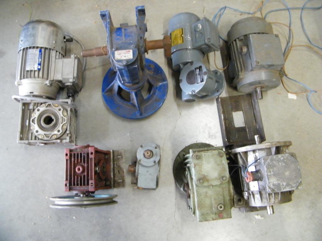 gebruikte electromotoren en reductors, Doe-het-zelf en Verbouw, Motoren, Gebruikt, Elektromotor, Ophalen