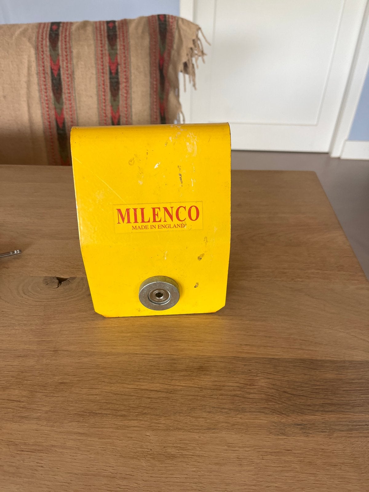 Milenco SCM Goedgekeurd Disselslot Geel, Ophalen of Verzenden, Gebruikt