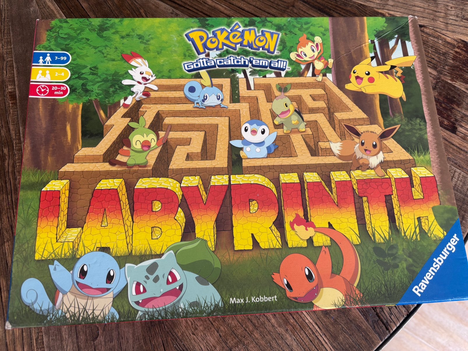 Pokemon labyrinth spel, Ophalen