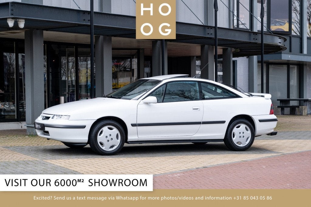 Opel Calibra 2.0i 16V (bj 1996), Auto's, Lederen bekleding, 1998 cc, 136 pk, Zwart