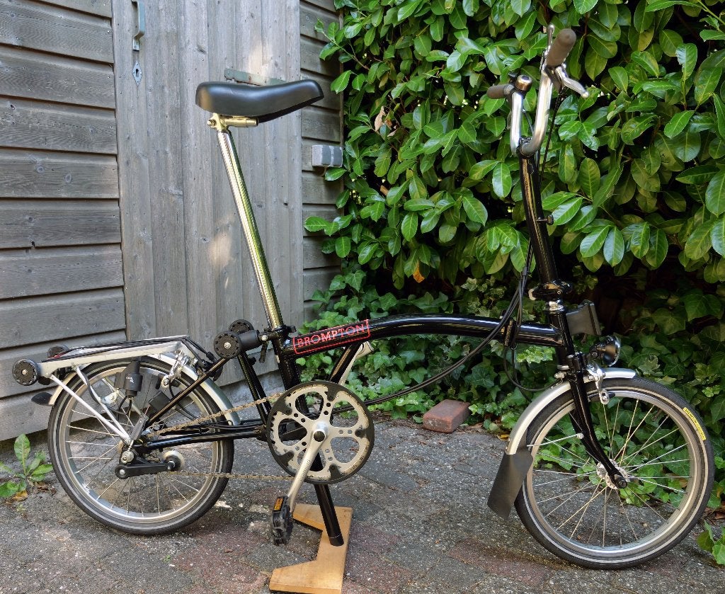 Brompton vouwfiets met 3 versnellingen, Ophalen, Gebruikt, Brompton, Velgrem