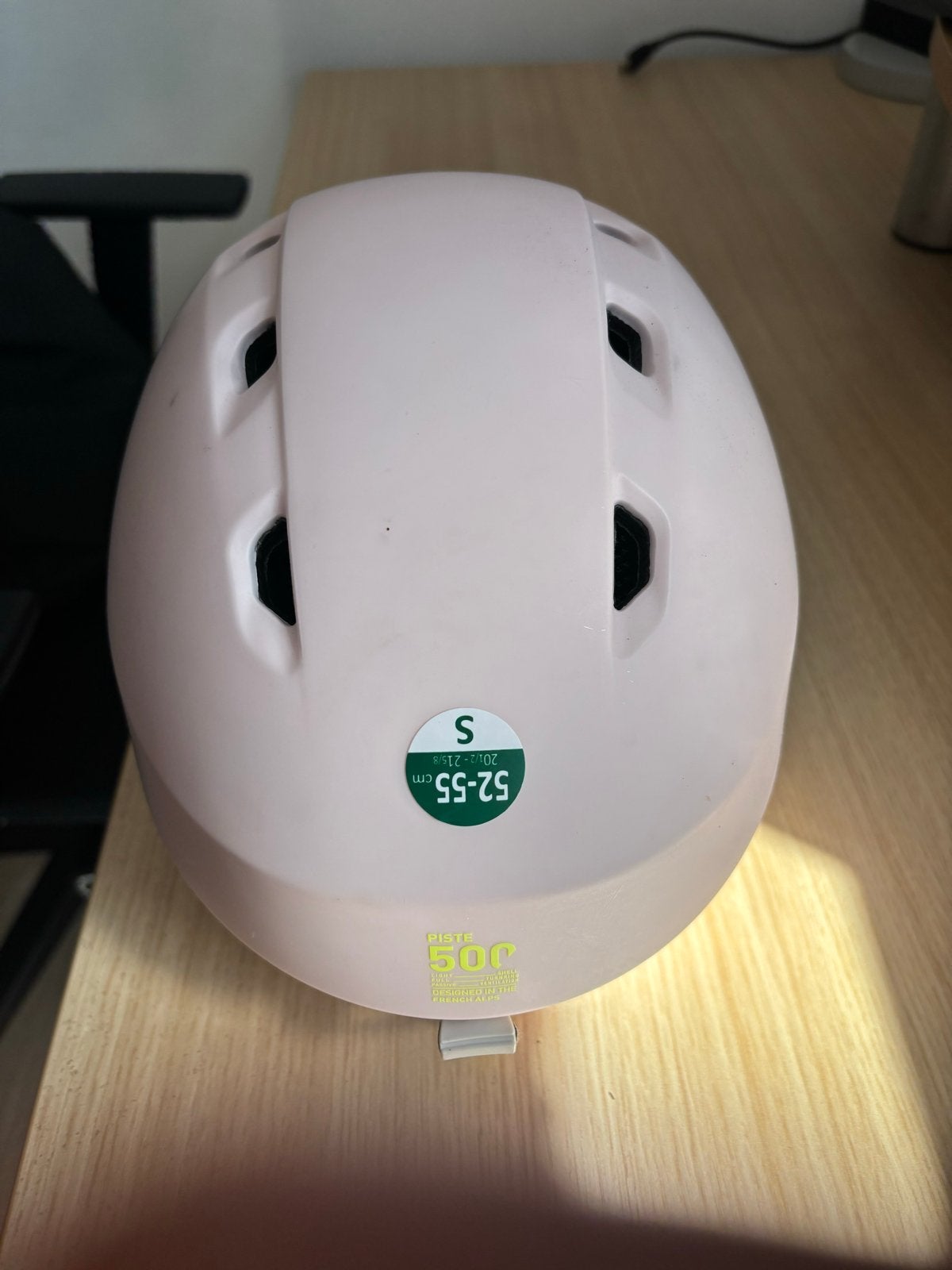 Wedze H-PST 500 skihelm roze maat S (52-55cm), Overige typen, Zo goed als nieuw, Minder dan 100 cm, Ophalen