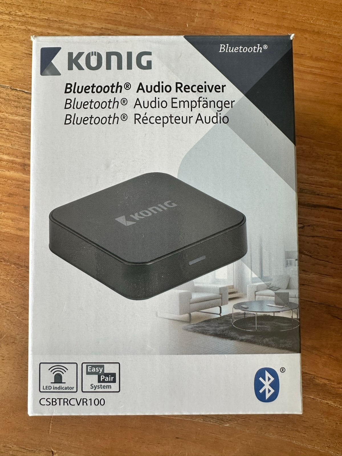 König Bluetooth Audio Ontvanger CSBTRCVR100, Ophalen of Verzenden, Nieuw
