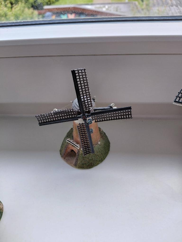 10 Miniatuur molentjes van Blokker, Ophalen of Verzenden, Zo goed als nieuw, Overige typen