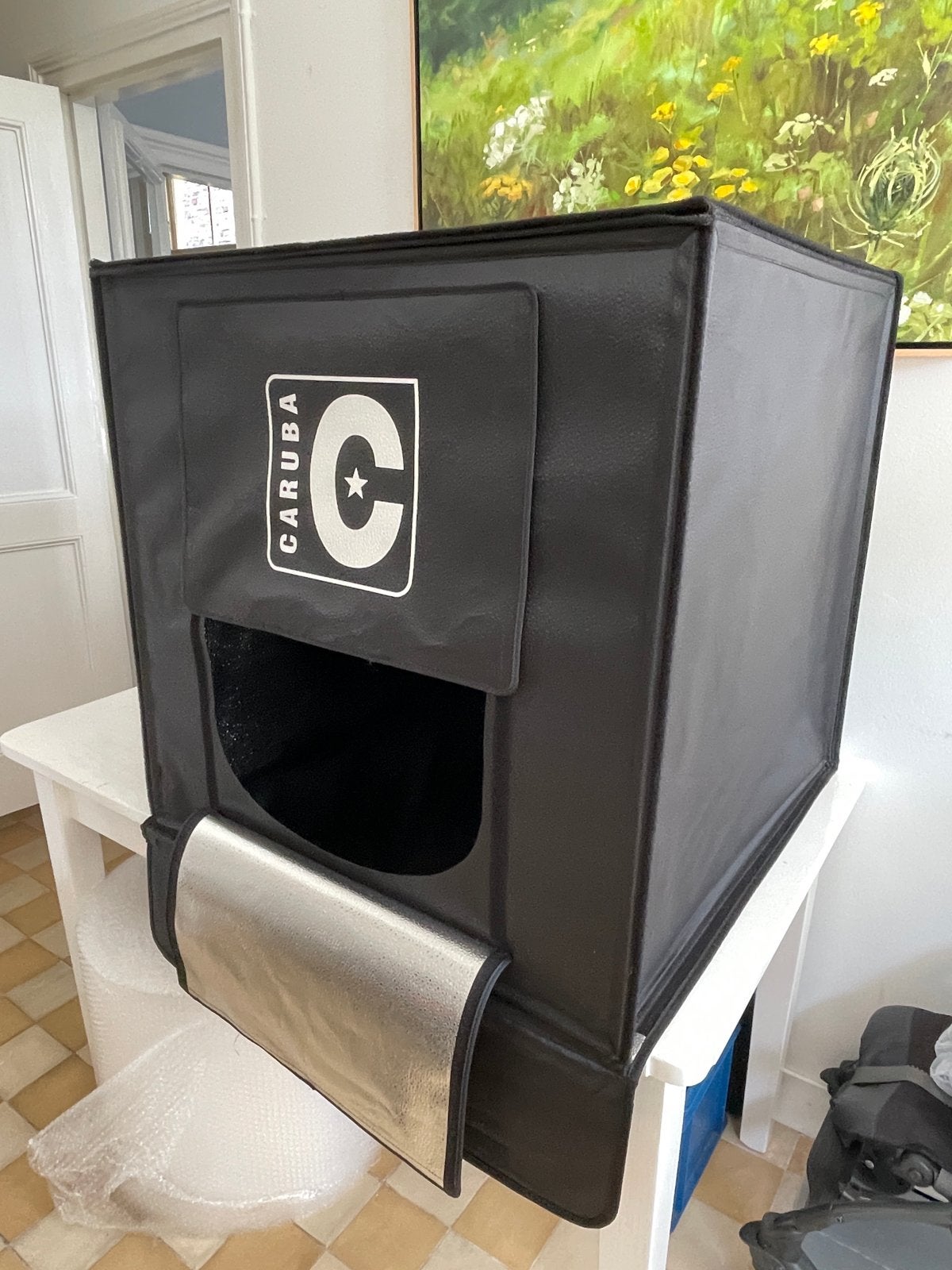 Caruba Portable Photocube LED 70x70x70cm, Audio, Tv en Foto, Fotografie | Fotostudio en Toebehoren, Ophalen, Opvouwbaar, Zo goed als nieuw