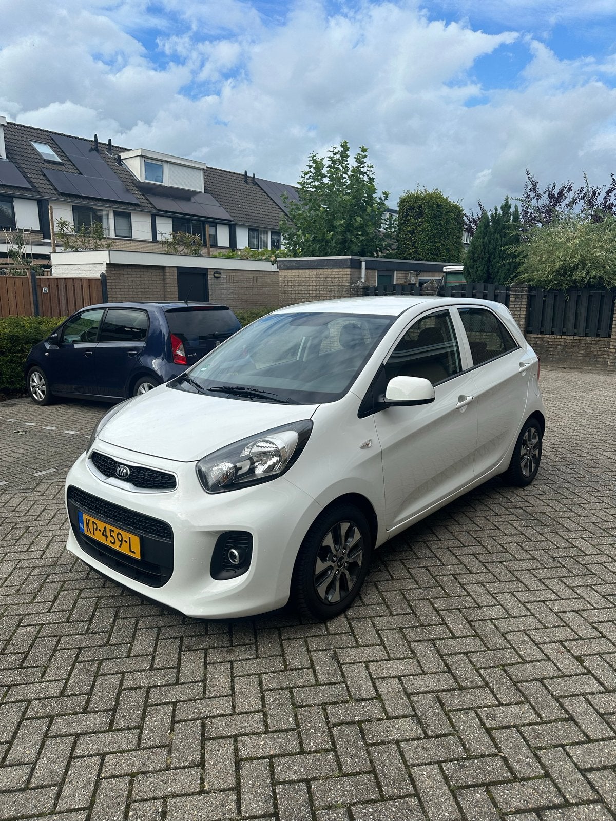 Kia Picanto 1.0 Cvvt 5D 2017 Wit | Dealer onderhouden, Auto's, 4 stoelen, Wit, Origineel Nederlands, 24 km/l