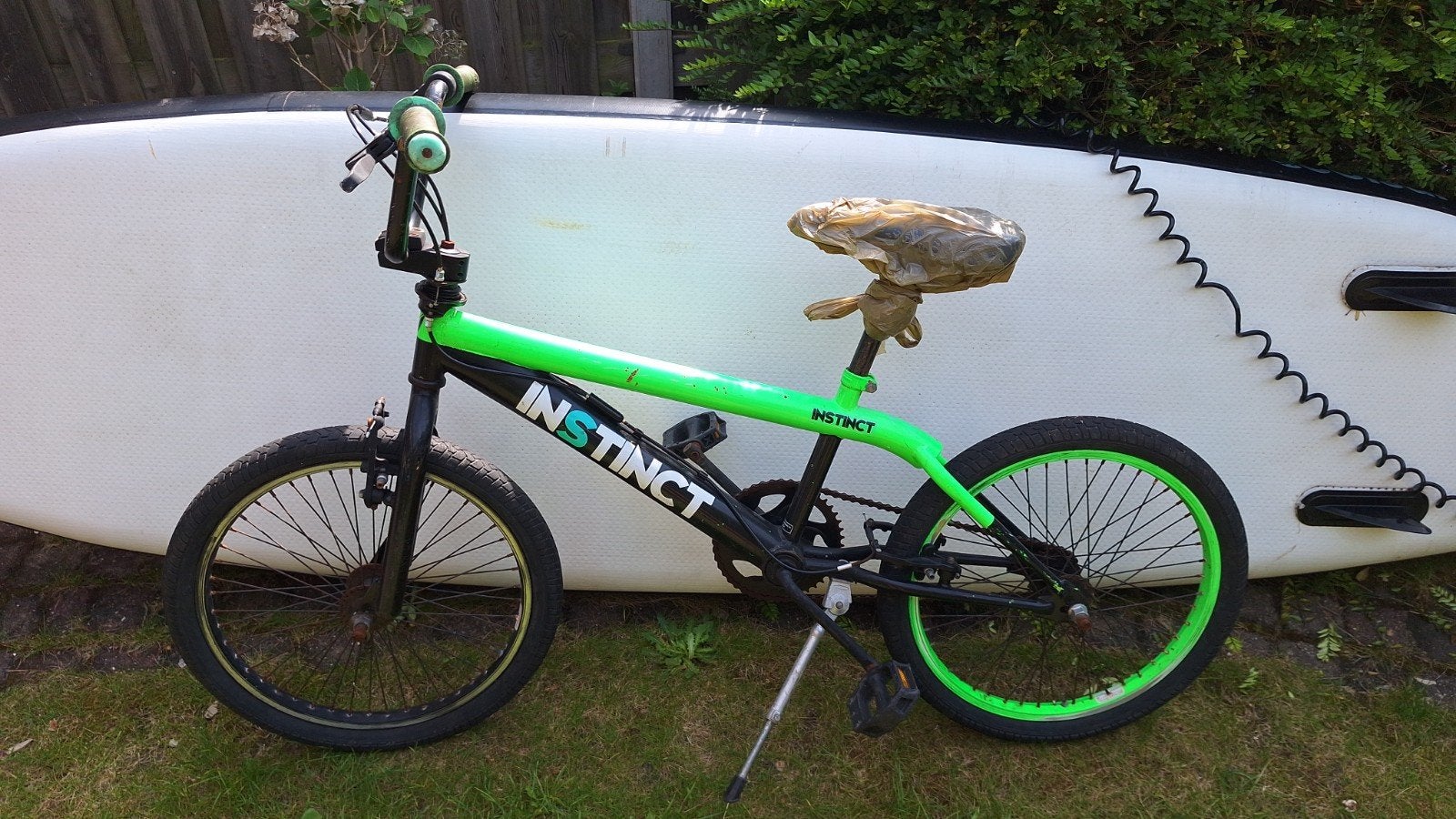 BMX, Fietsen en Brommers, Fietsen | Crossfietsen en BMX, Ophalen, Staal, Velgrem, Stuur 360° draaibaar