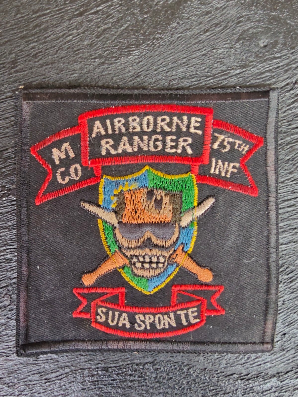 patch Ranger US Army Vietnam 75th Infantry Regiment 82nd Air, Verzamelen, Ophalen of Verzenden, Landmacht, Amerika, Embleem of Badge