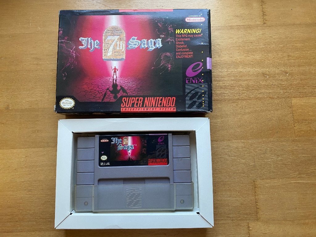 7th saga snes usa, Avontuur en Actie, 1 speler, Ophalen of Verzenden, Zo goed als nieuw