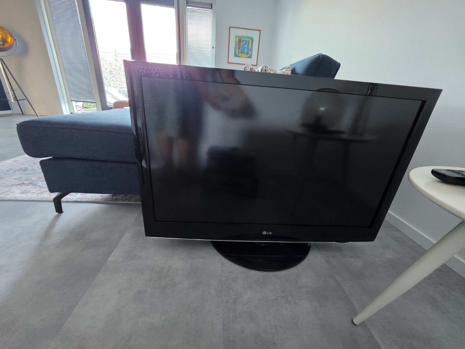 LG LCD TV 42 inch met kabel en afstandbediening, Ophalen, Gebruikt, 50 Hz, 100 cm of meer