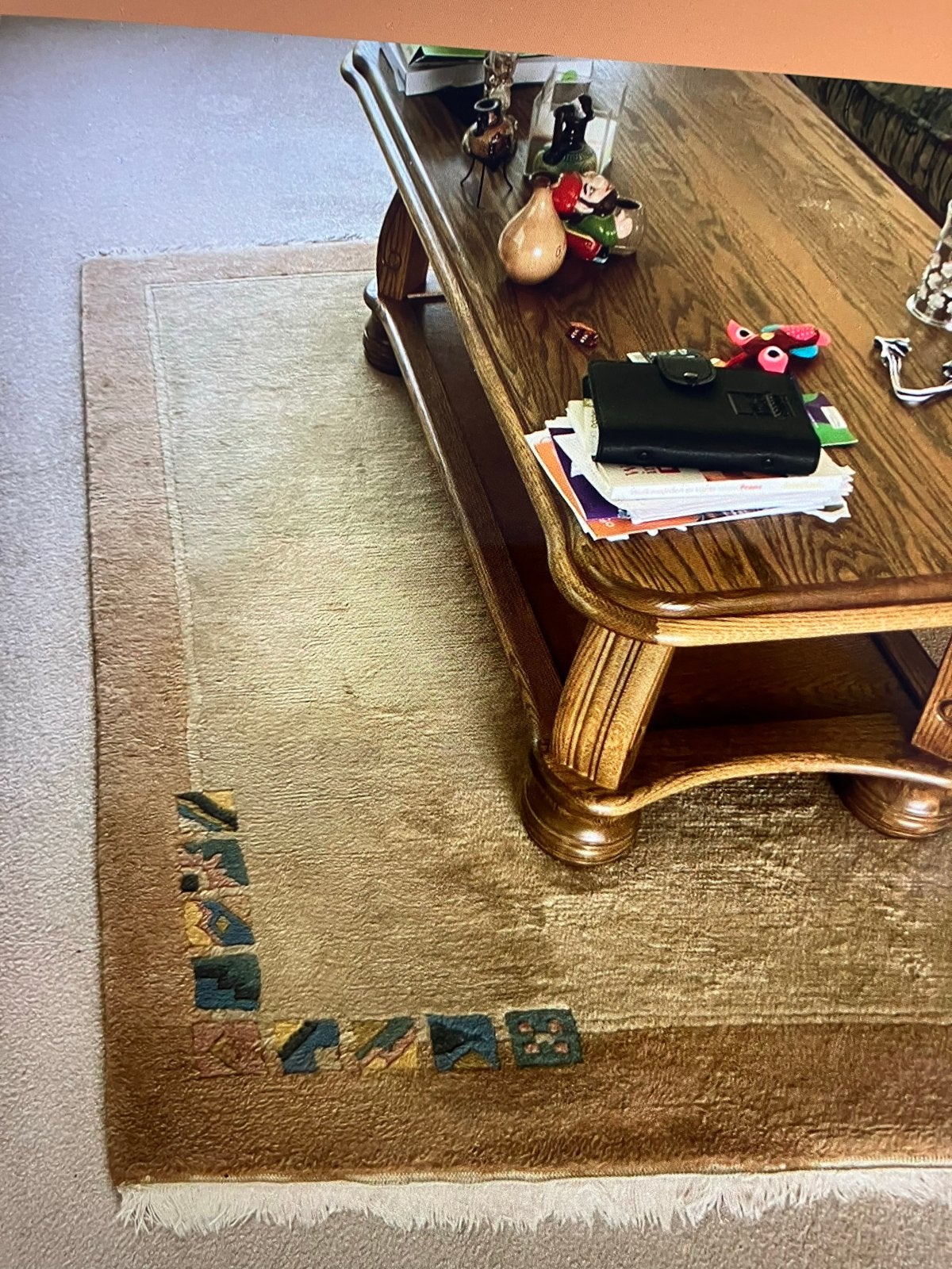 Handgeknoopt  vloerkleed, Ophalen, Gebruikt, Beige, 150 tot 200 cm