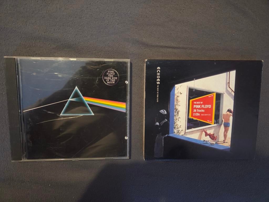2x Pink Floyd Ecxoes 2cd & The dark side of the moon cd ZGAN, Ophalen of Verzenden, Zo goed als nieuw, Progressive