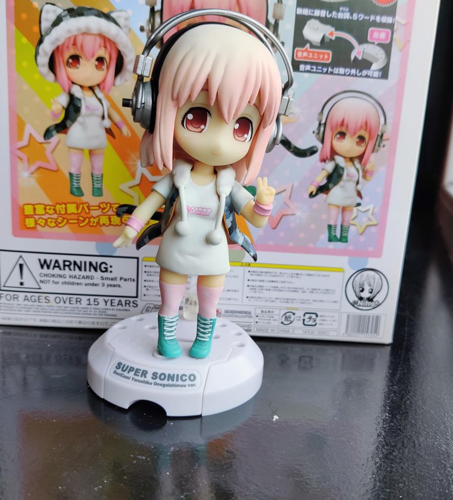 Anime Figure - Super Sonico Nanorich - Griffon Enterprises, Verzamelen, Poppetjes en Figuurtjes, Ophalen of Verzenden, Zo goed als nieuw