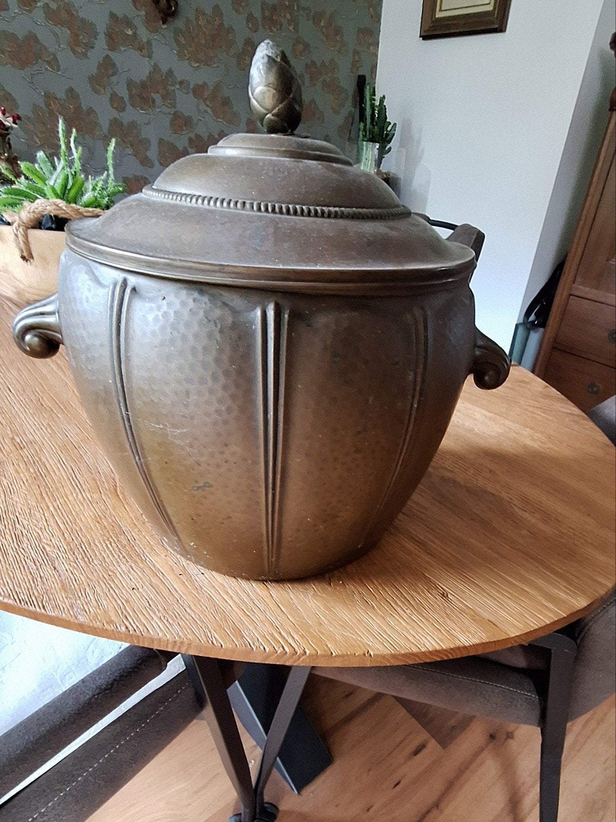 Jugendstil bowlpot, Ophalen