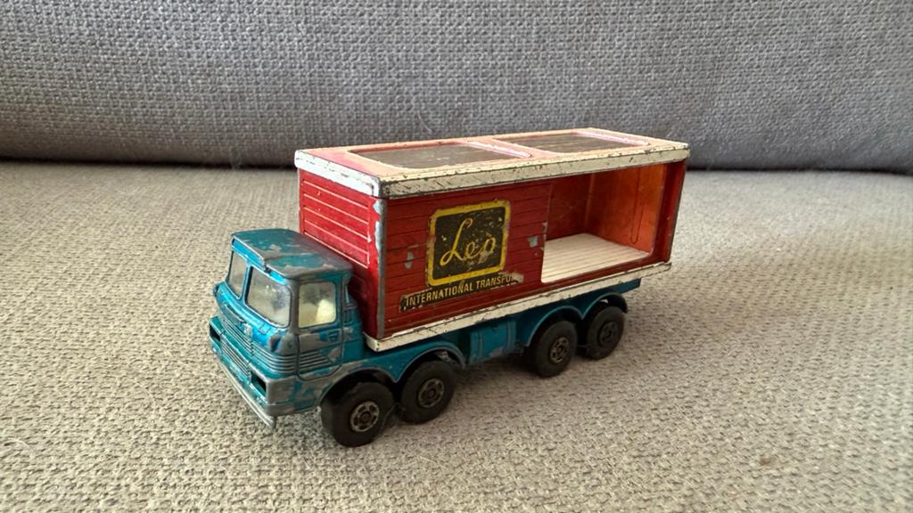 Vintage Matchbox Lesney Lorry Truck Lep International Transp, Ophalen of Verzenden, Gebruikt