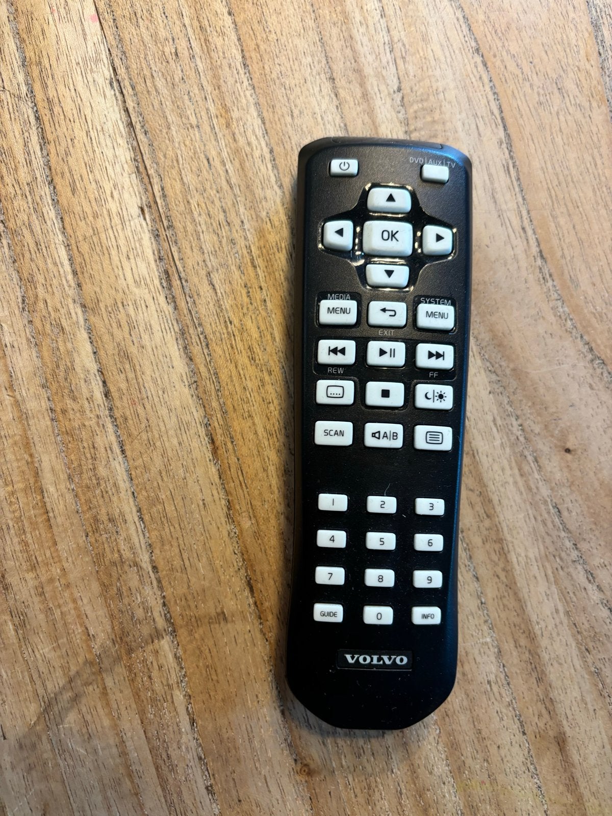 Volvo afstandsbediening voor DVD/AUX/TV, Ophalen of Verzenden, Gebruikt, Origineel, Dvd